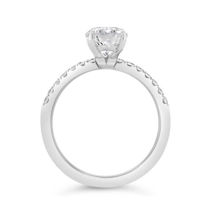 Pave Diamond Engagement Ring - YJC3492R