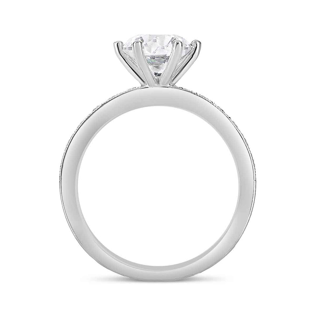 Vintage Inspired Diamond Engagement Ring - The Diamond Guys