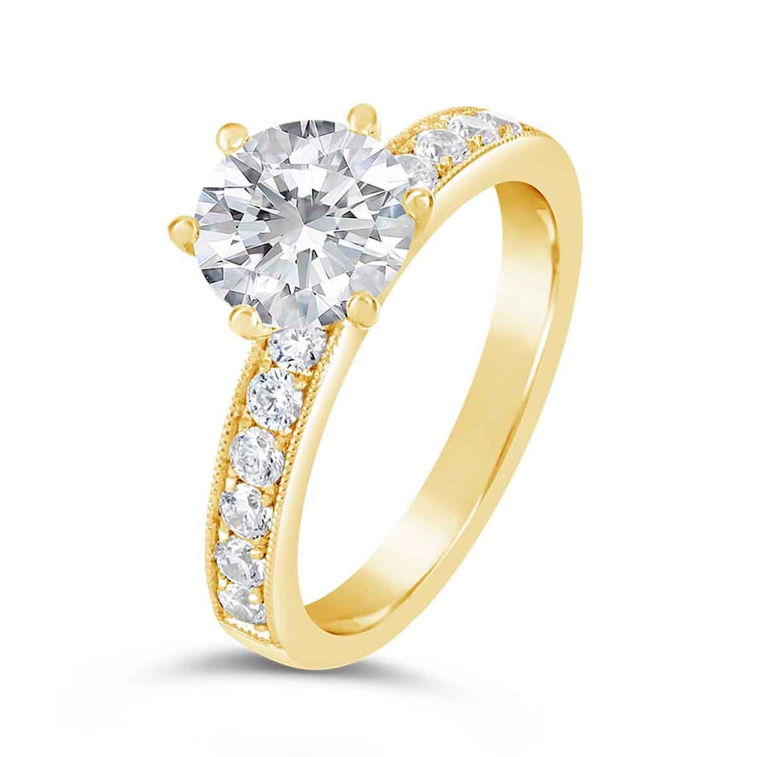 Vintage Inspired Diamond Engagement Ring - The Diamond Guys