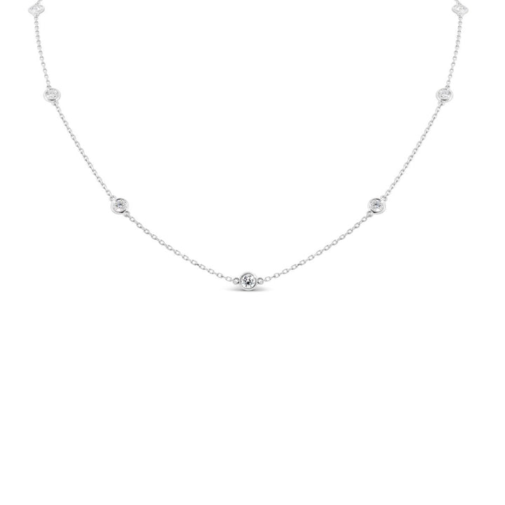 Lab Grown Diamonds By The Yard Necklace - TJ8020NHW - The Diamond Guys