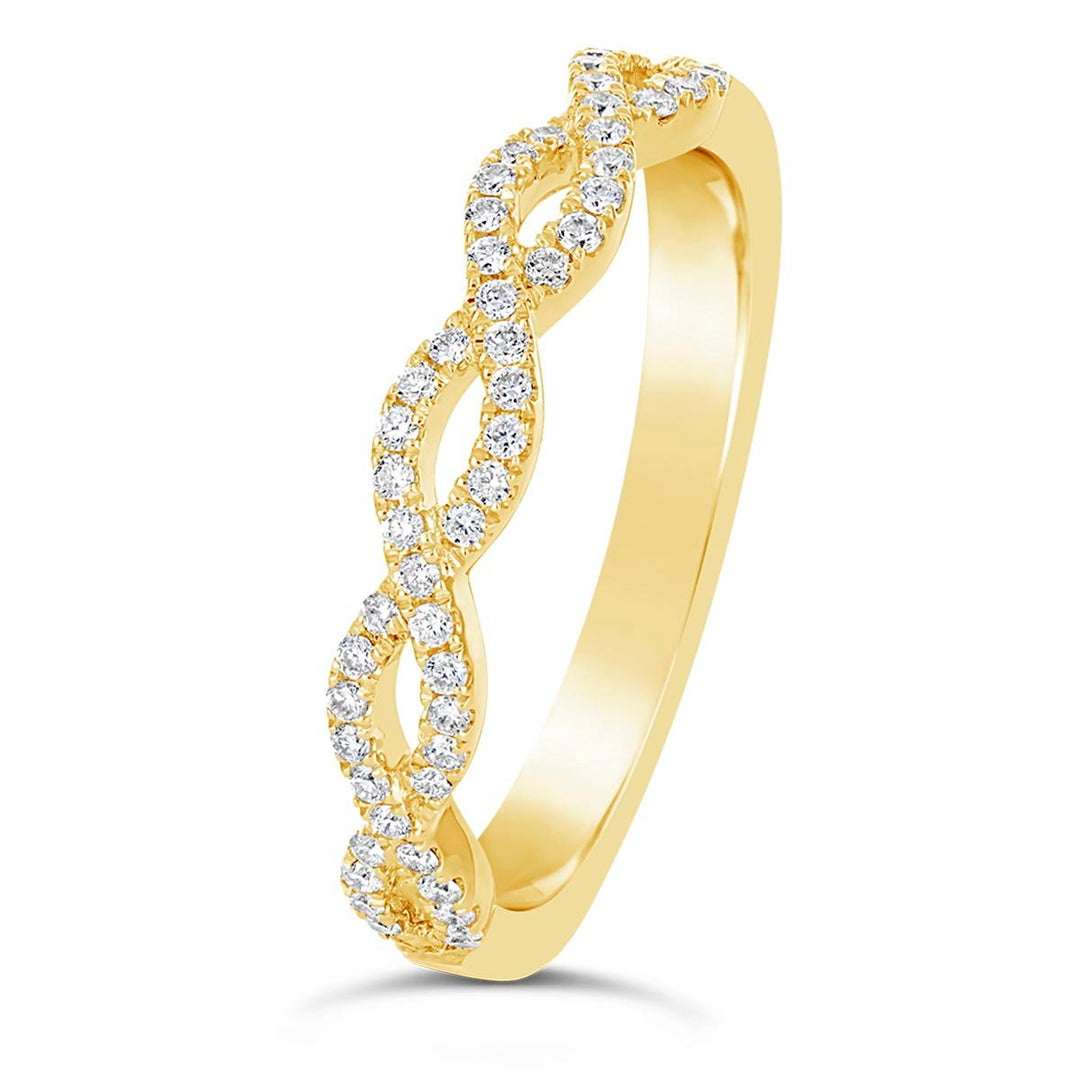 Cross Over Diamond Wedding Set - CR3995D-S - The Diamond Guys