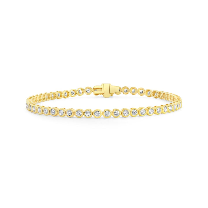 Bezel Set Lab Grown Diamond Bracelet  - 67019BY - The Diamond Guys