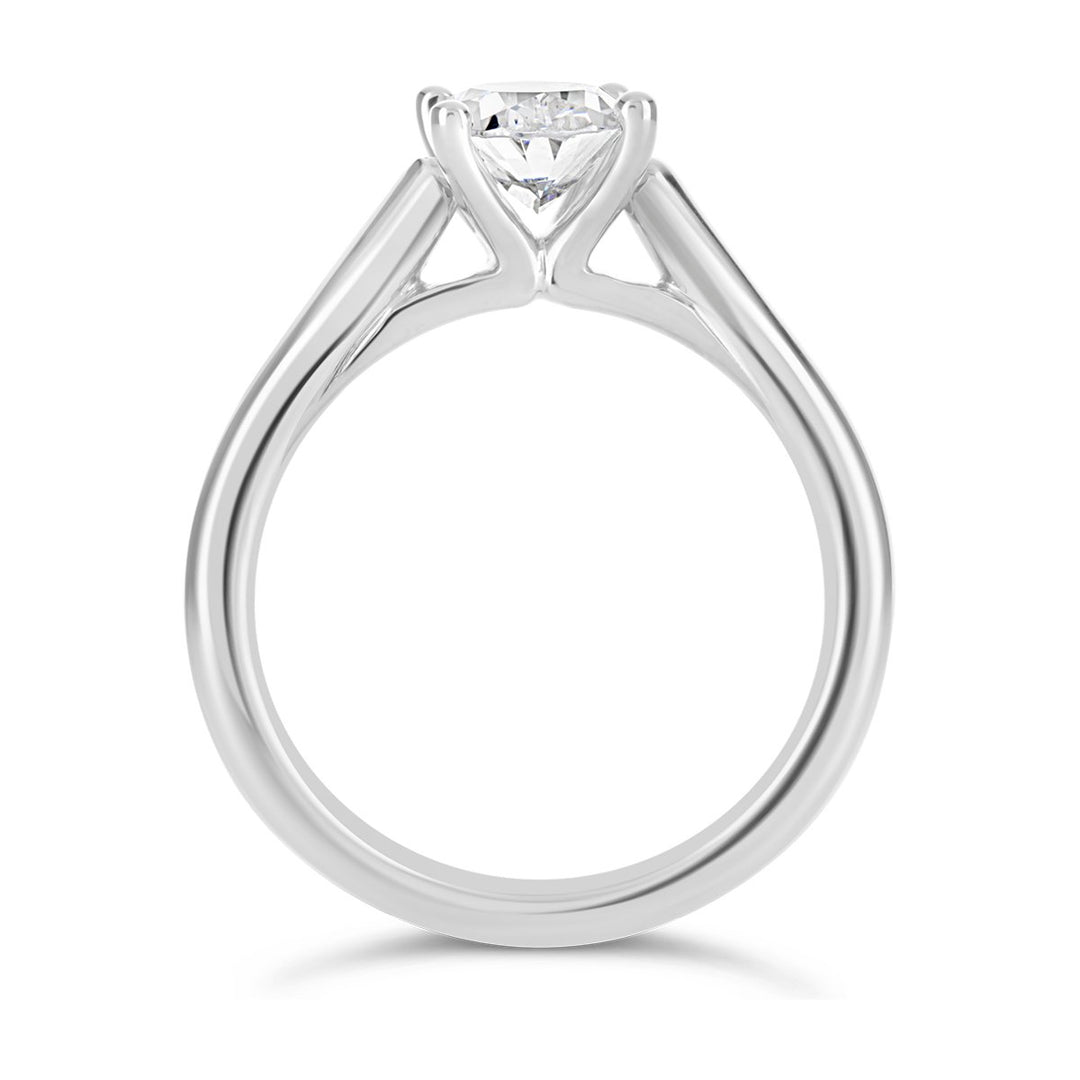 Classic Diamond Solitaire Engagement Ring