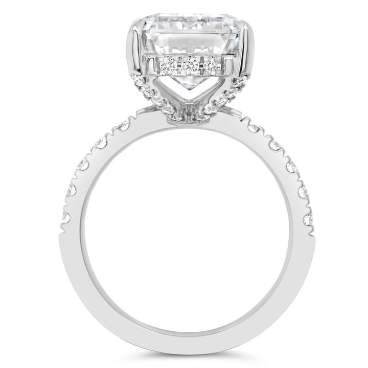 Lab Grown Diamond Pave Engagement Ring