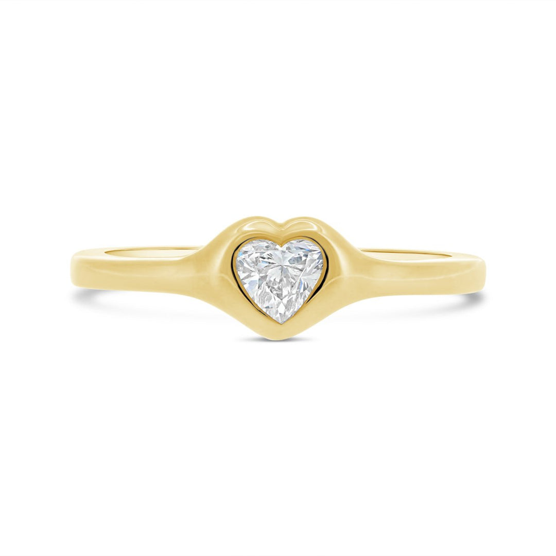 Bezel Set Diamond Ring