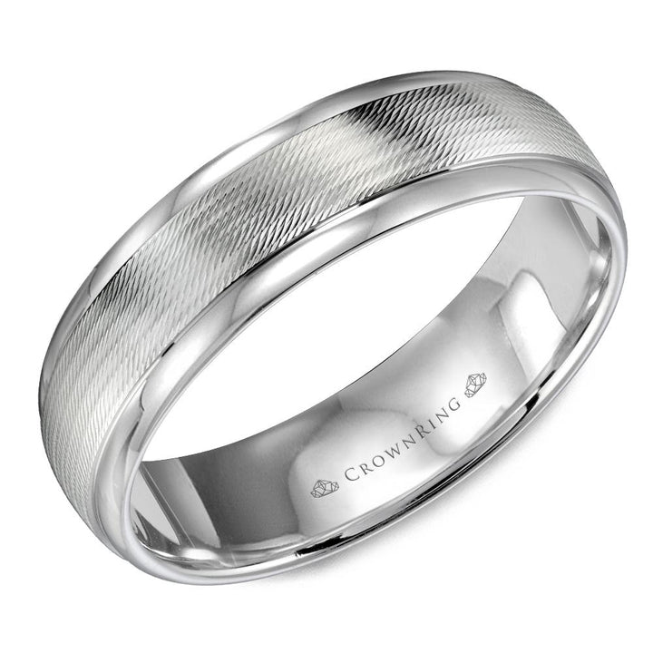 Men's Gold Wedding Band - WB-9560 - The Diamond Guys