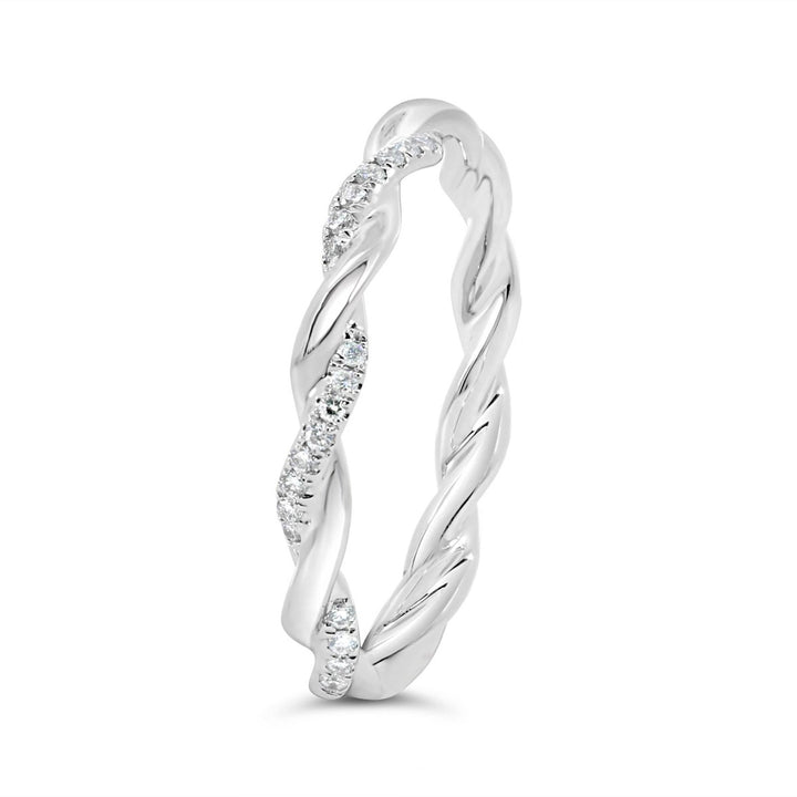 Twisted Diamond Band - ARF1048DD - The Diamond Guys