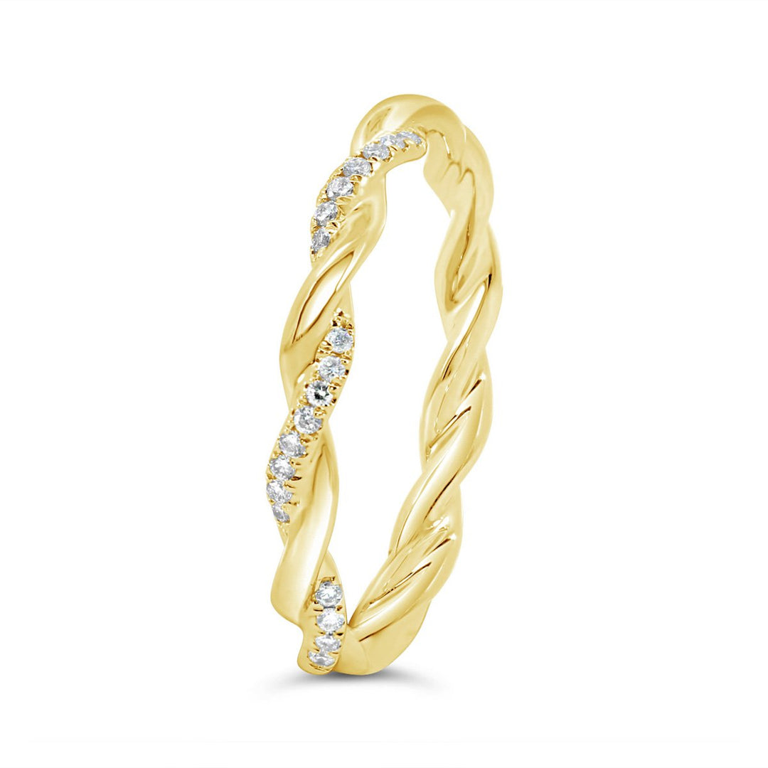 Twisted Diamond Band - ARF1048DD - The Diamond Guys