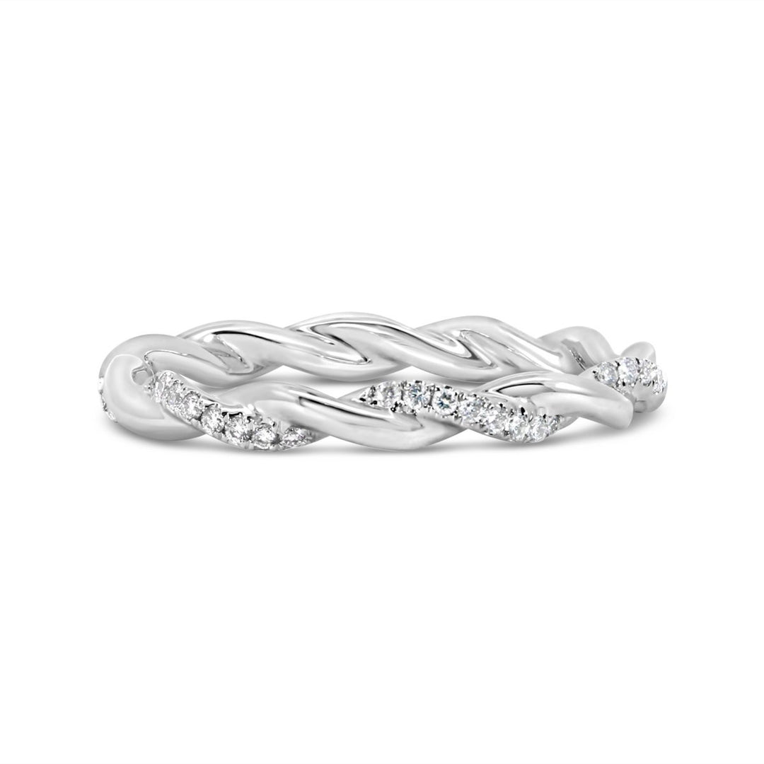 Twisted Diamond Band - ARF1048DD - The Diamond Guys