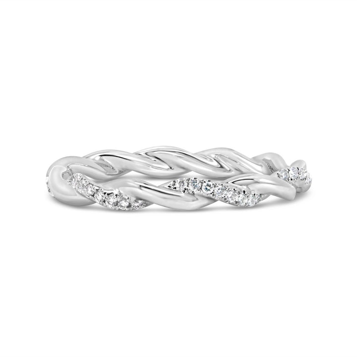 Twisted Diamond Band - ARF1048DD - The Diamond Guys