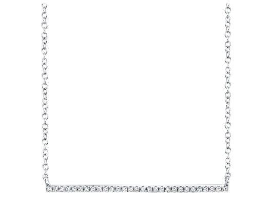 Shy Creation Diamond Bar Necklace - The Diamond Guys