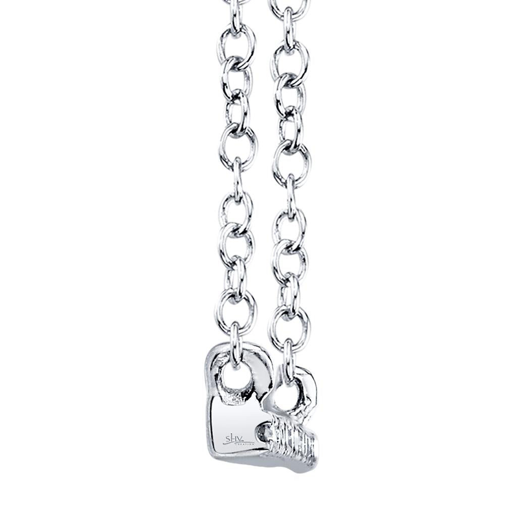Shy Creation Diamond Bar Necklace - The Diamond Guys
