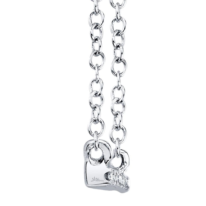 Shy Creation Diamond Bar Necklace - The Diamond Guys