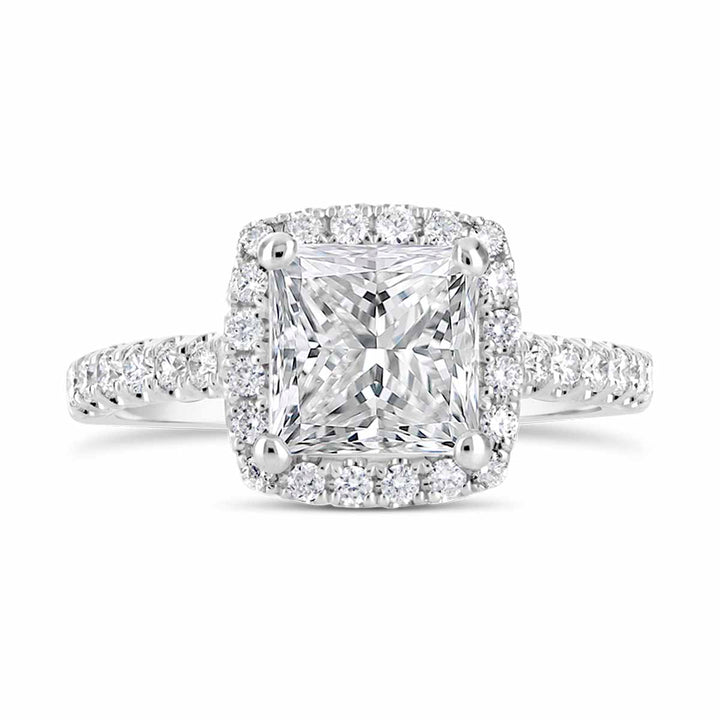 Classic Diamond Halo Engagement Ring - ARD2734