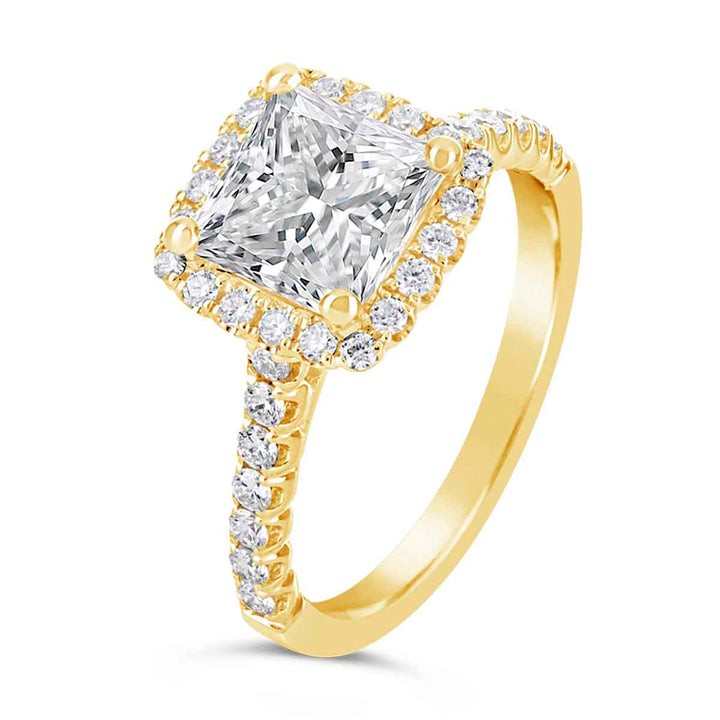 Classic Diamond Halo Engagement Ring - ARD2734
