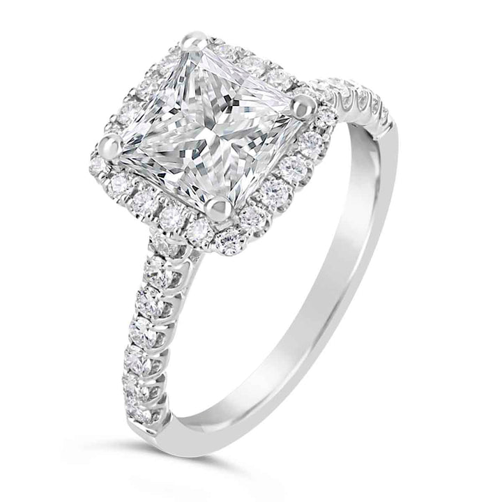 Classic Diamond Halo Engagement Ring - ARD2734
