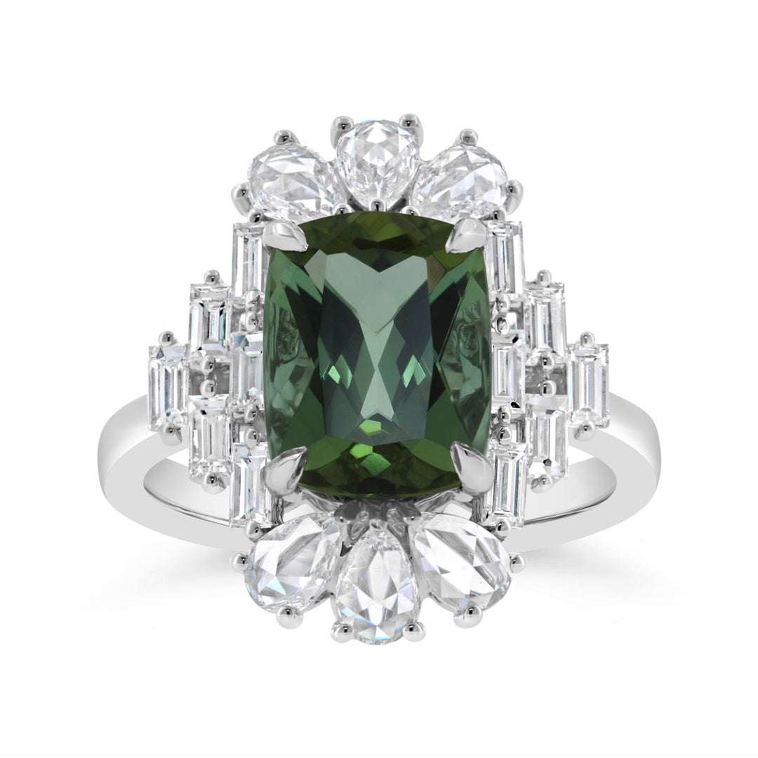 Diamond & Tourmaline Cocktail Ring
