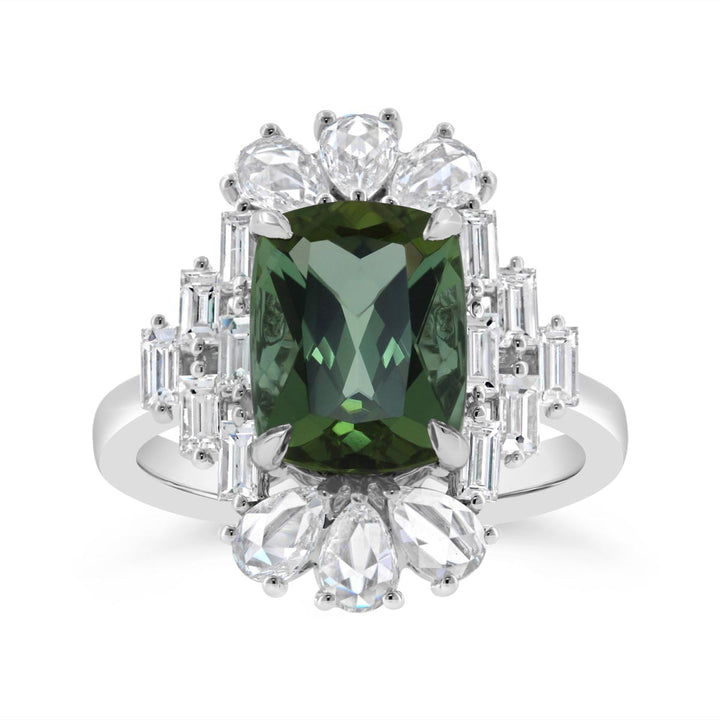 Diamond & Tourmaline Cocktail Ring