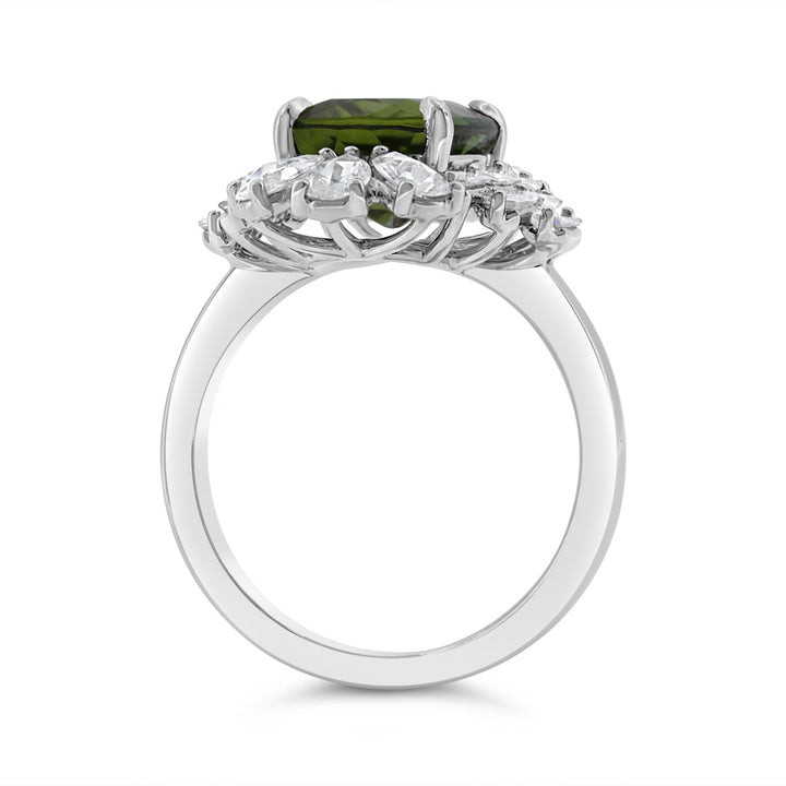 Diamond & Tourmaline Cocktail Ring