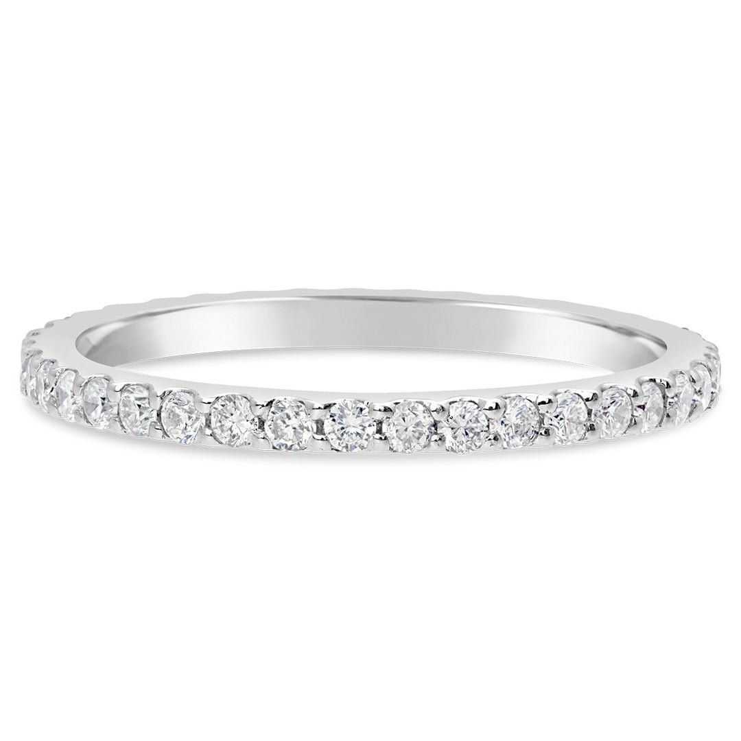 Classic Prong-Set Diamond Wedding - MR4053 - The Diamond Guys