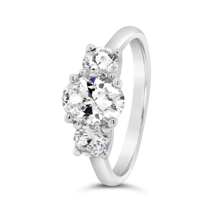 Three Stone Diamond Engagement Ring - The Diamond Guys
