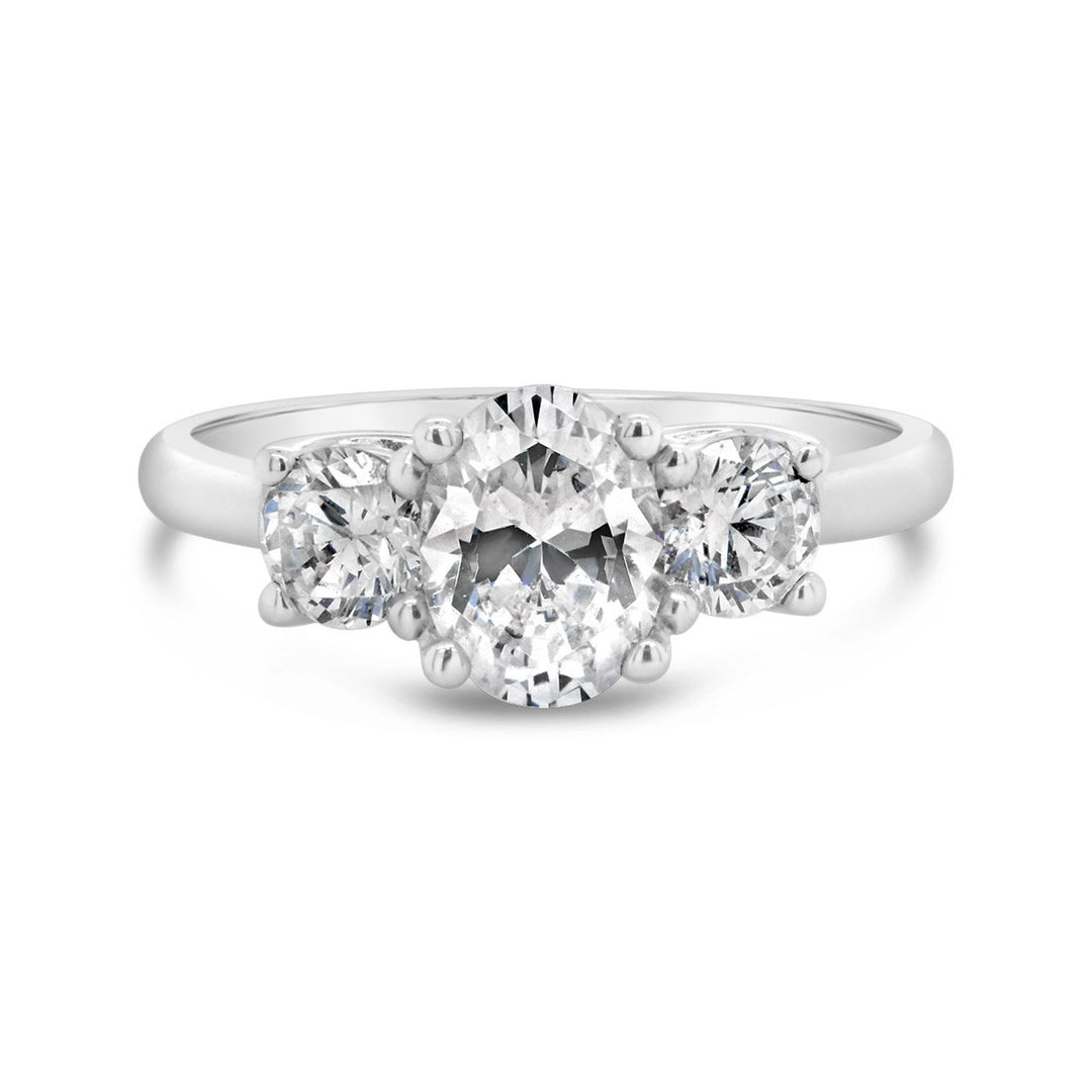 Three Stone Diamond Engagement Ring - The Diamond Guys