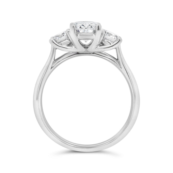 Three Stone Diamond Engagement Ring - The Diamond Guys