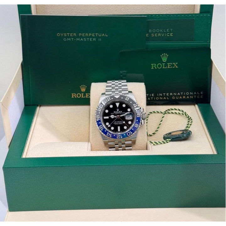 Rolex GMT-Master II Batgirl - 126710BLNR - The Diamond Guys