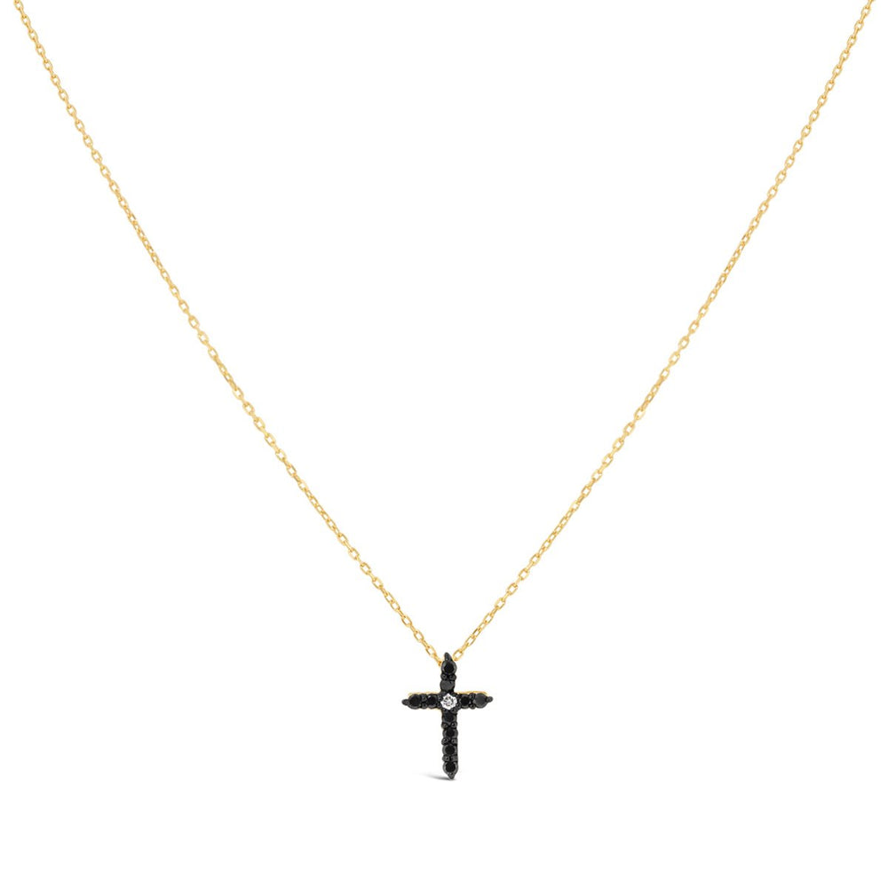 Diamond Pave Cross Necklace - The Diamond Guys