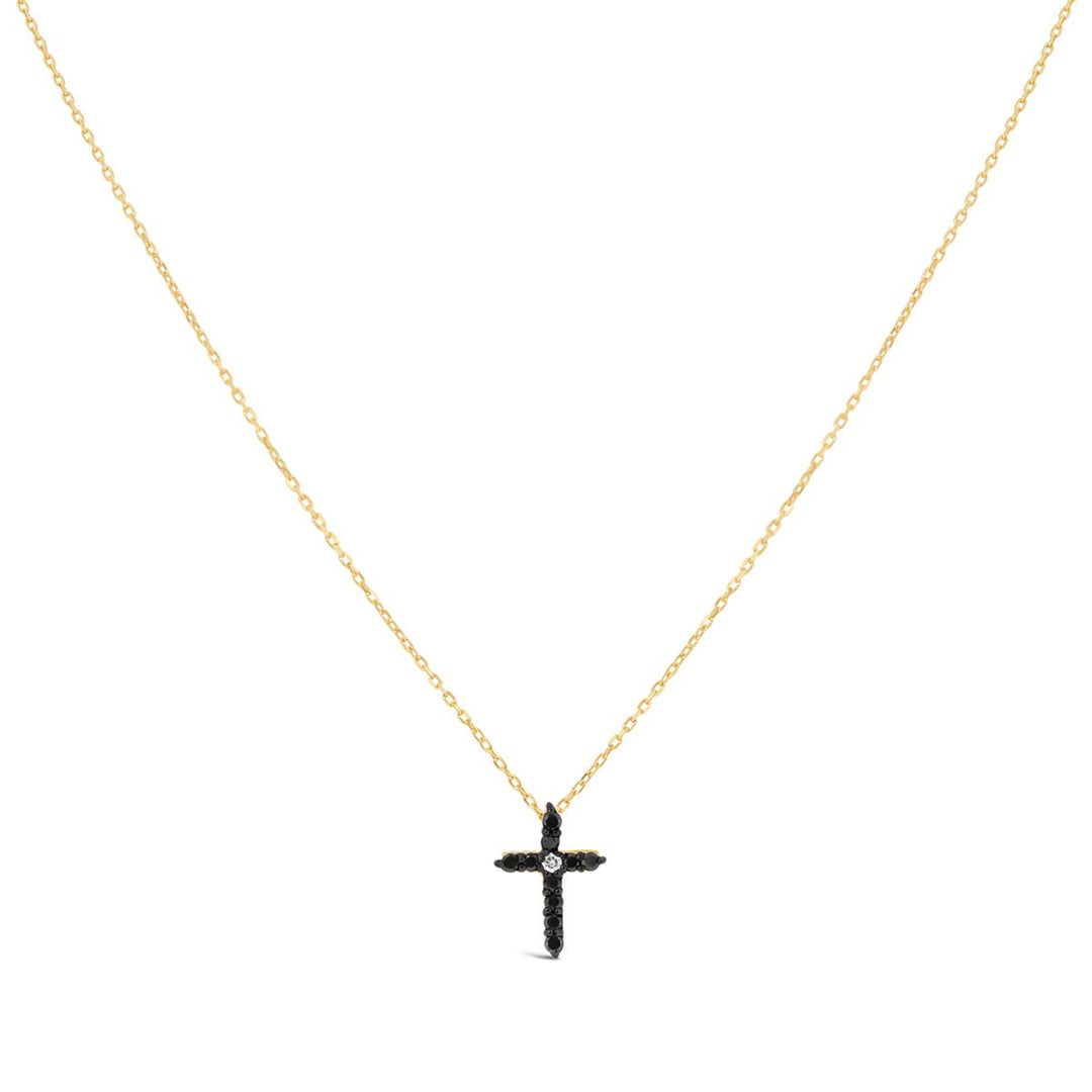 Diamond Pave Cross Necklace - The Diamond Guys