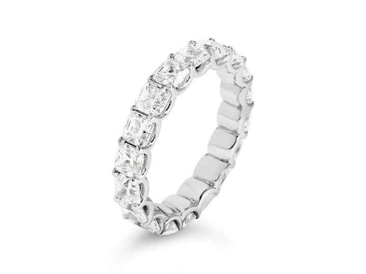 Asscher Diamond Eternity Band - YJC0098R - The Diamond Guys