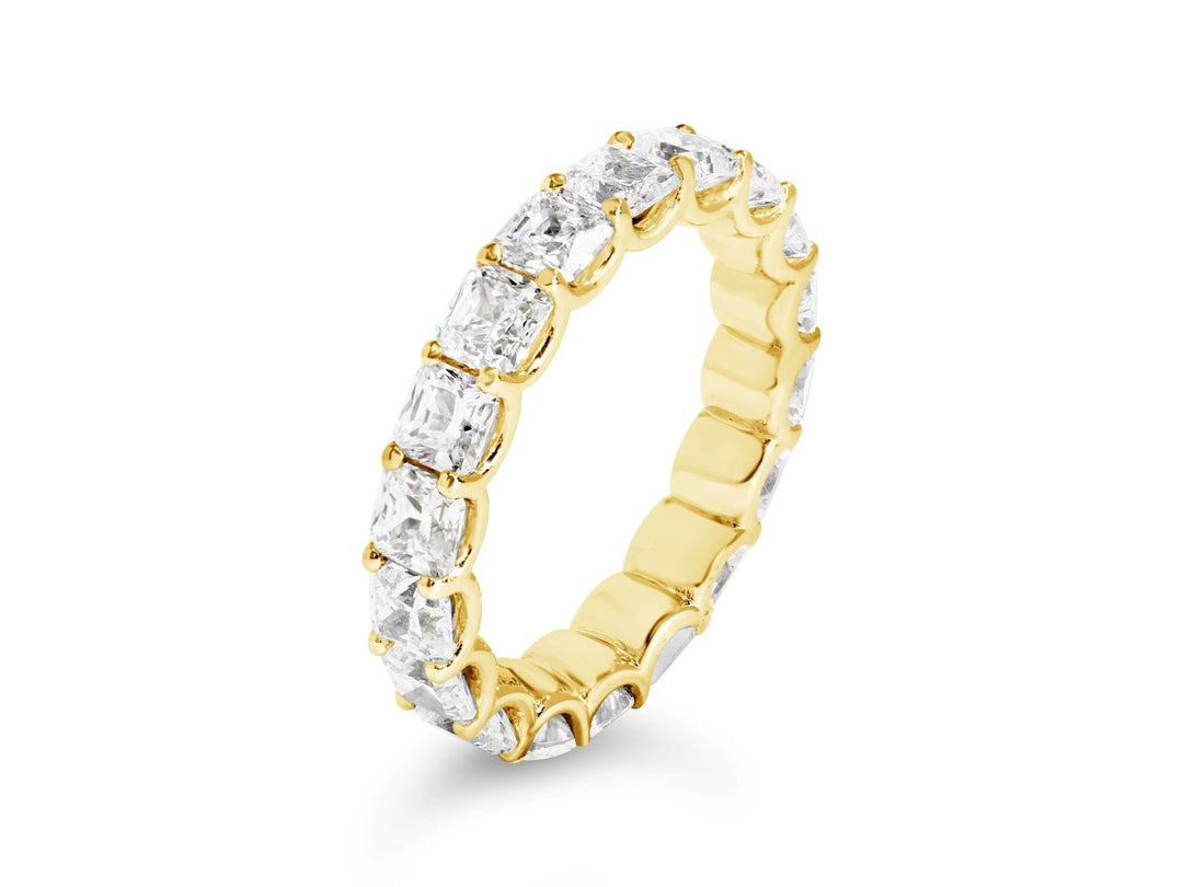Asscher Diamond Eternity Band - YJC0098R - The Diamond Guys