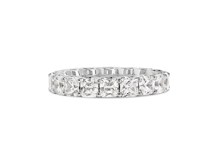 Asscher Diamond Eternity Band - YJC0098R - The Diamond Guys