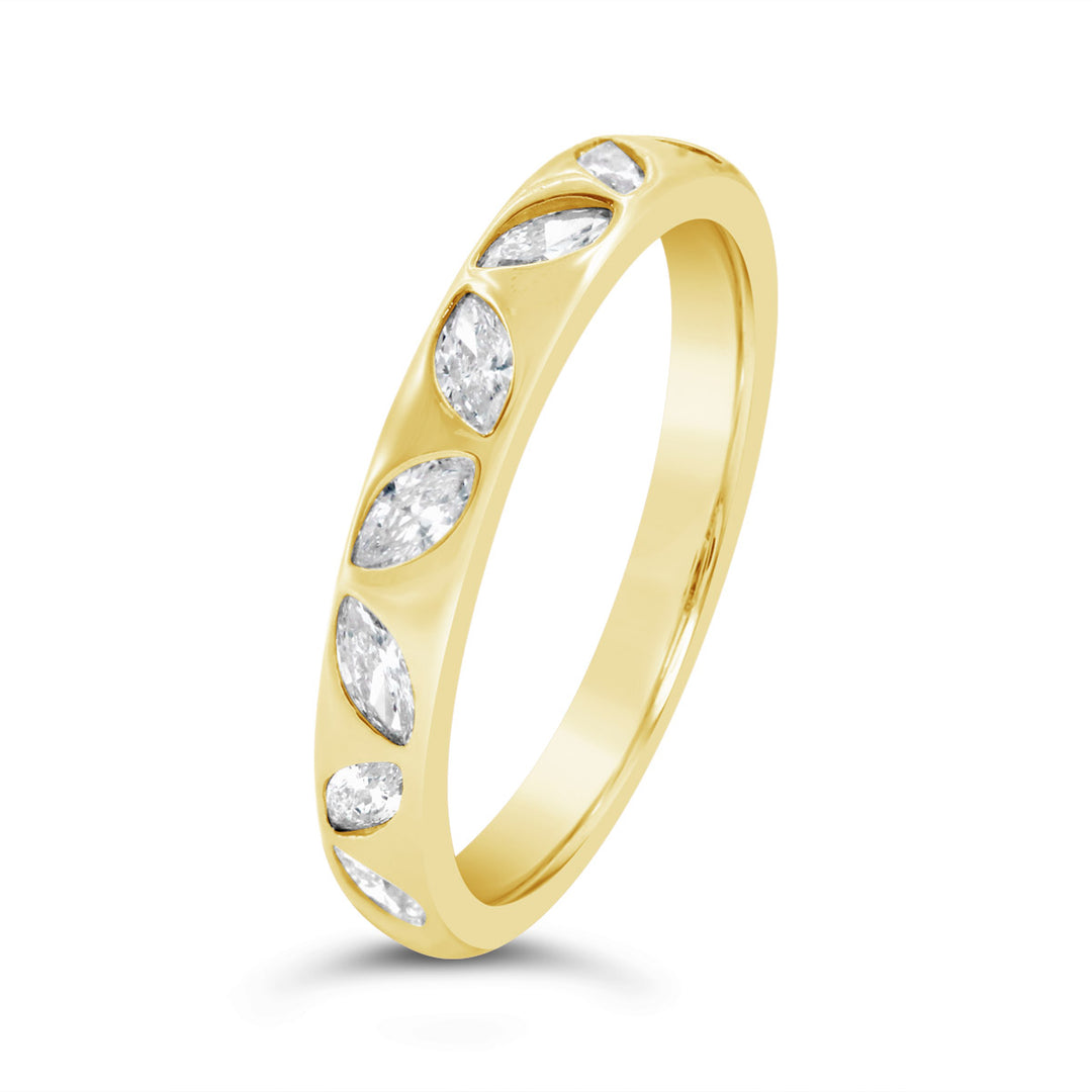 Gypsy Set Diamond Band