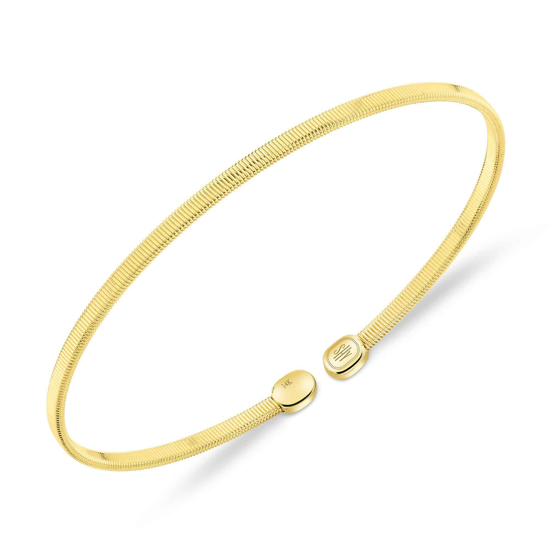 Shy Creation 2.5mm Wide Open Flexy Bracelet