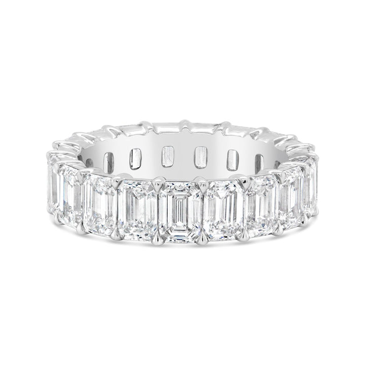 Emerald Cut Lab Grown Diamond Eternity Band - EB385