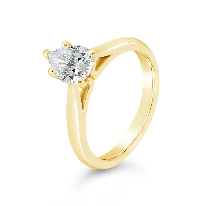 Solitaire Diamond Engagement Ring