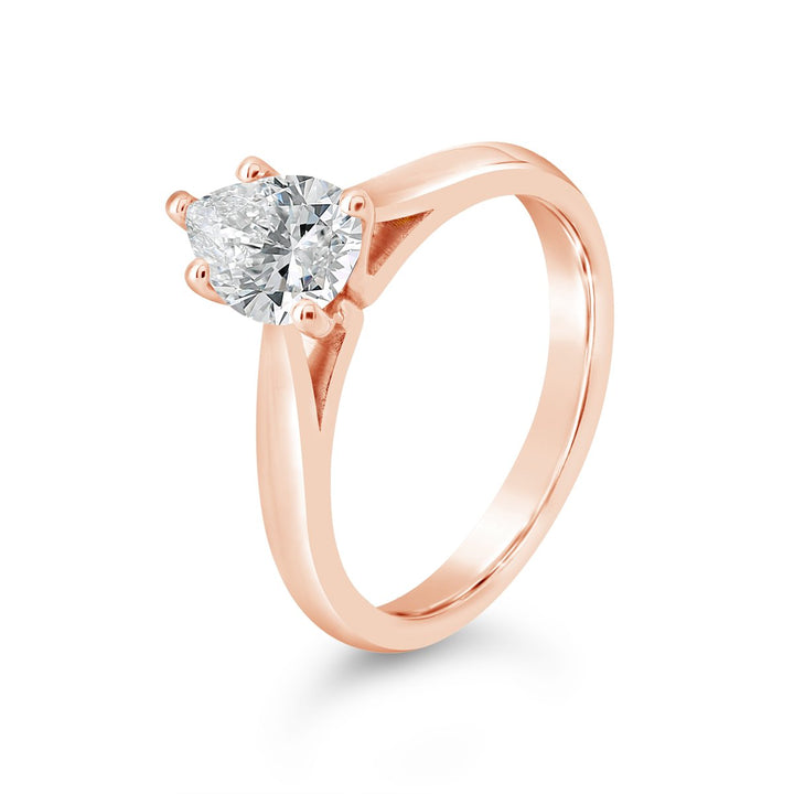 Solitaire Diamond Engagement Ring