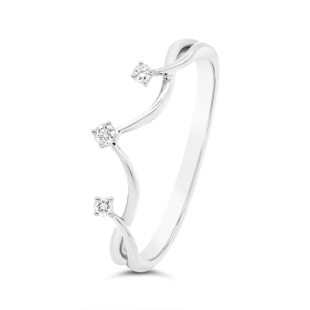 Diamond Crown Contour Band - R5625/M1-BD - The Diamond Guys