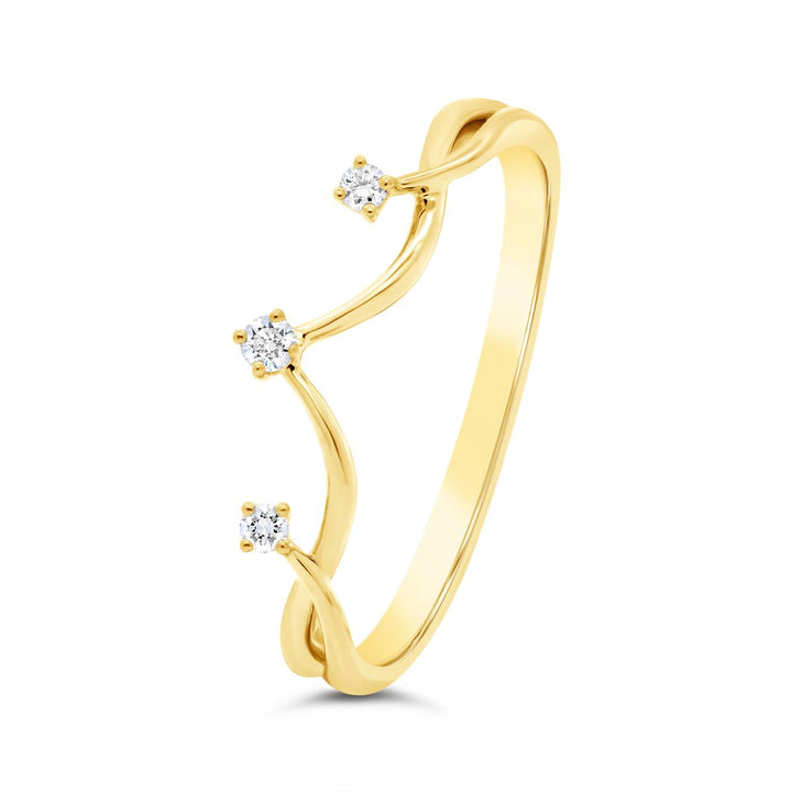 Diamond Crown Contour Band - R5625/M1-BD - The Diamond Guys
