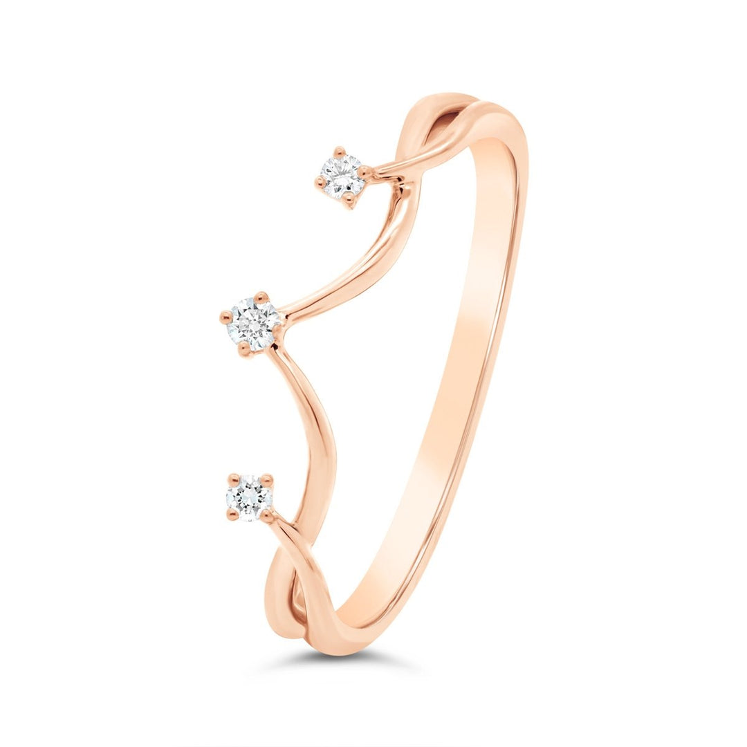 Diamond Crown Contour Band - R5625/M1-BD - The Diamond Guys