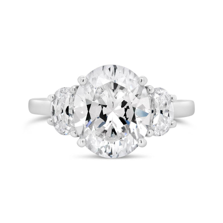 Three Stone Diamond Engagement Ring
