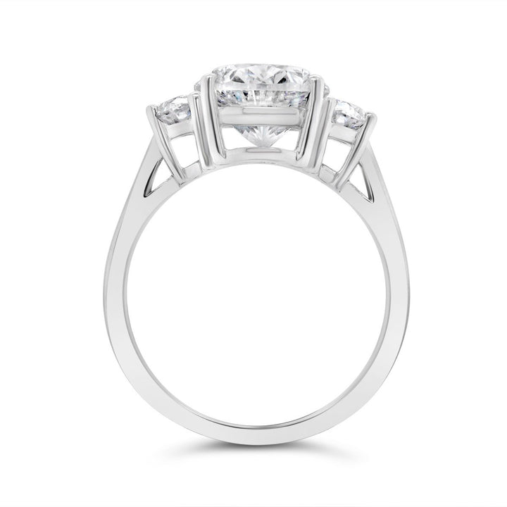 Three Stone Diamond Engagement Ring