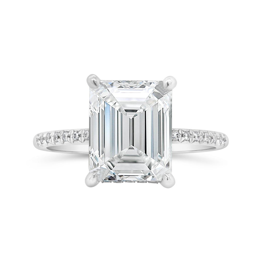 Hidden Halo Diamond Engagement Ring - YJC1911R