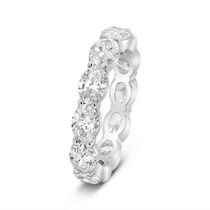 Oval Cut  Lab Grown Diamond Eternity Band - EB743