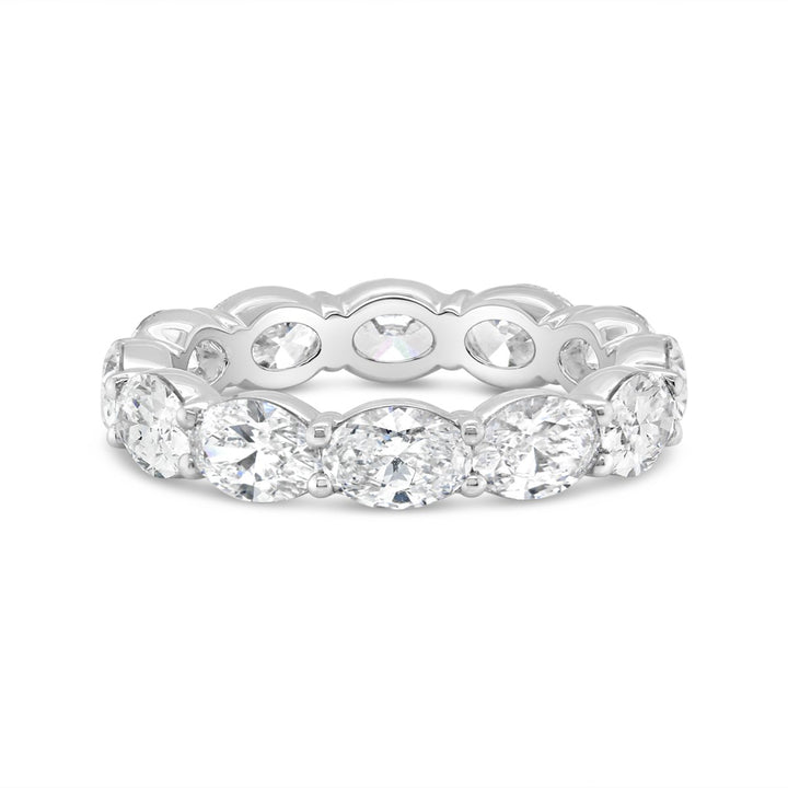 Oval Cut  Lab Grown Diamond Eternity Band - EB743