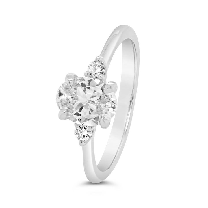 Three Stone Diamond Engagement Ring - The Diamond Guys
