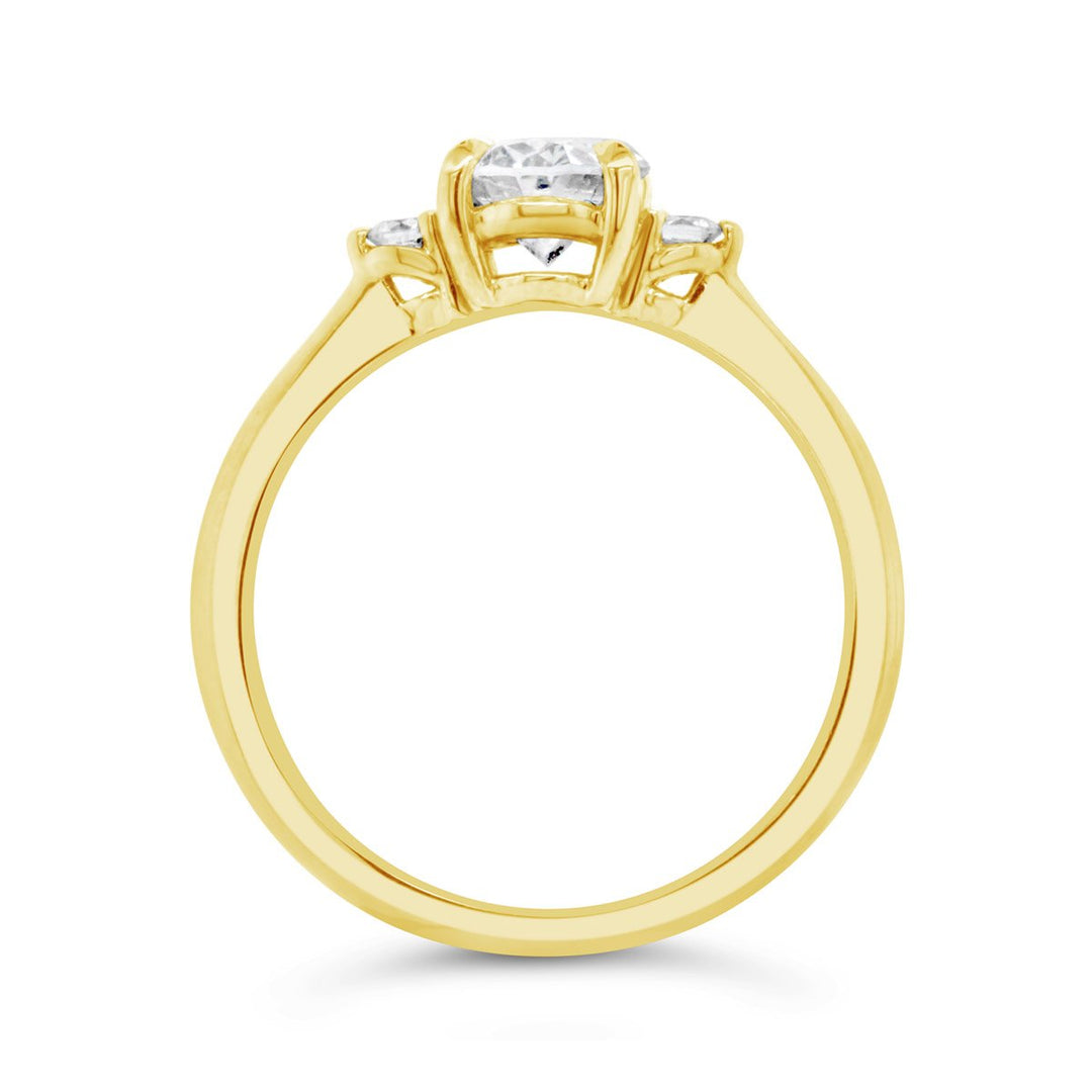 Three Stone Diamond Engagement Ring - The Diamond Guys