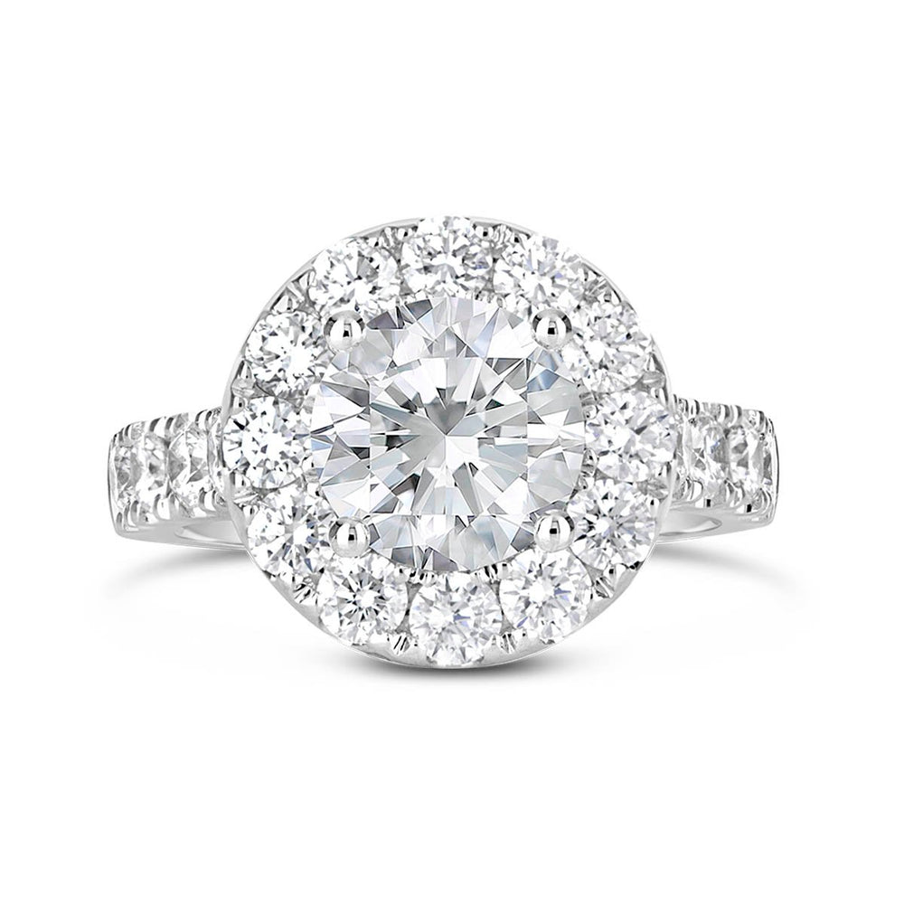 Diamond Halo Engagement Ring - The Diamond Guys