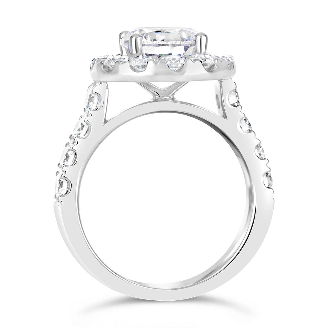 Diamond Halo Engagement Ring - The Diamond Guys